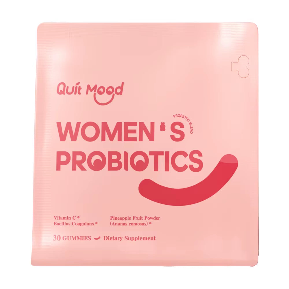 Quitmood Women'S Probiotics Feminine Ph Balance Gummies -Hawaiian Pineapple - Individual Package Vitamin C