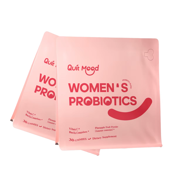 Quitmood Women'S Probiotics Feminine Ph Balance Gummies -Hawaiian Pineapple - Individual Package Vitamin C