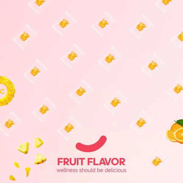Quitmood Women'S Probiotics Feminine Ph Balance Gummies -Hawaiian Pineapple - Individual Package Vitamin C